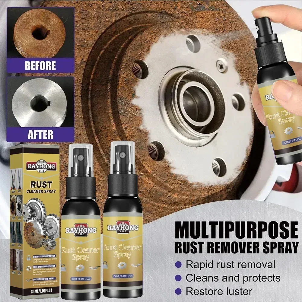 Multi Purpose Rust Remover Spray Metal Surface Cleaning Paint Rust Iron Cleaner Super Maintenance Car Remover Powder