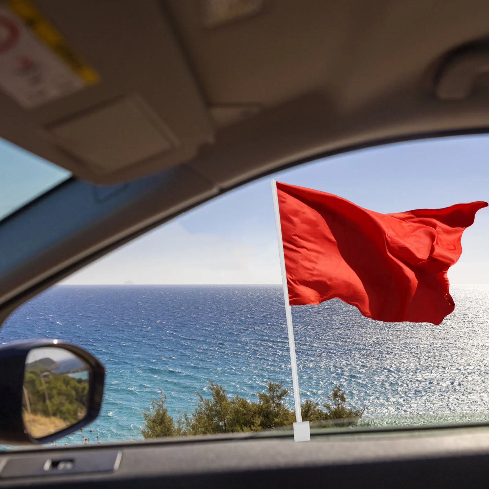 10 Pcs Car Window Support Bracket for Poles Holder RV Clip-on Plastic Clips Flagpoles