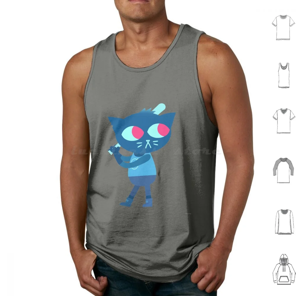 Night In The Woods-Dream Mae With Baseball Bat Tank Tops Vest Sleeveless Mae Mae Borowski Mayday Night In The Woods Dream