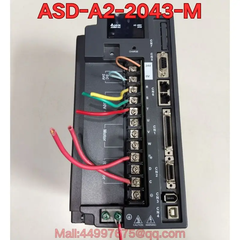 

Second-hand ASD-A2-2043-M servo drive function test is normal