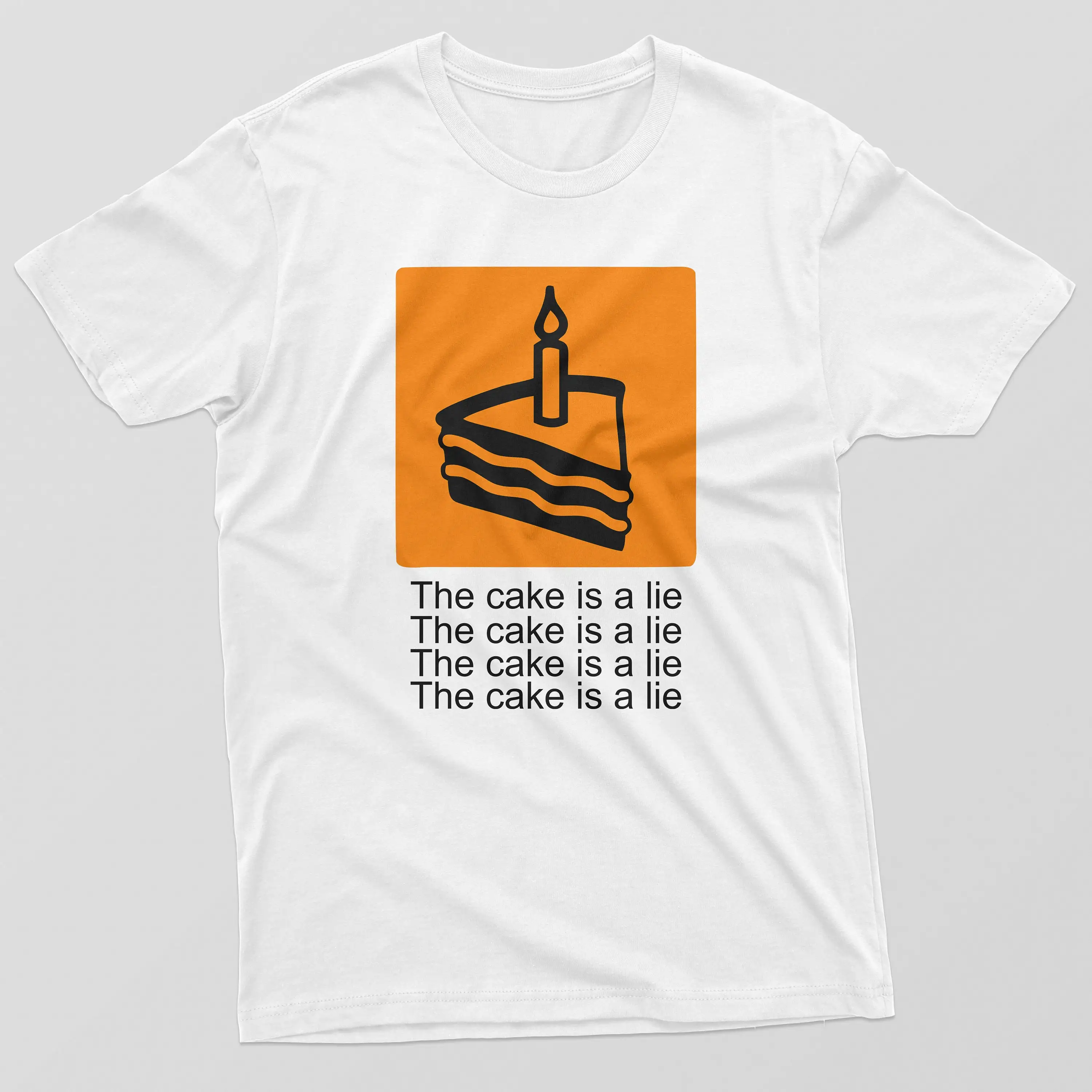 Men'S Cake Is A Lie T Shirt