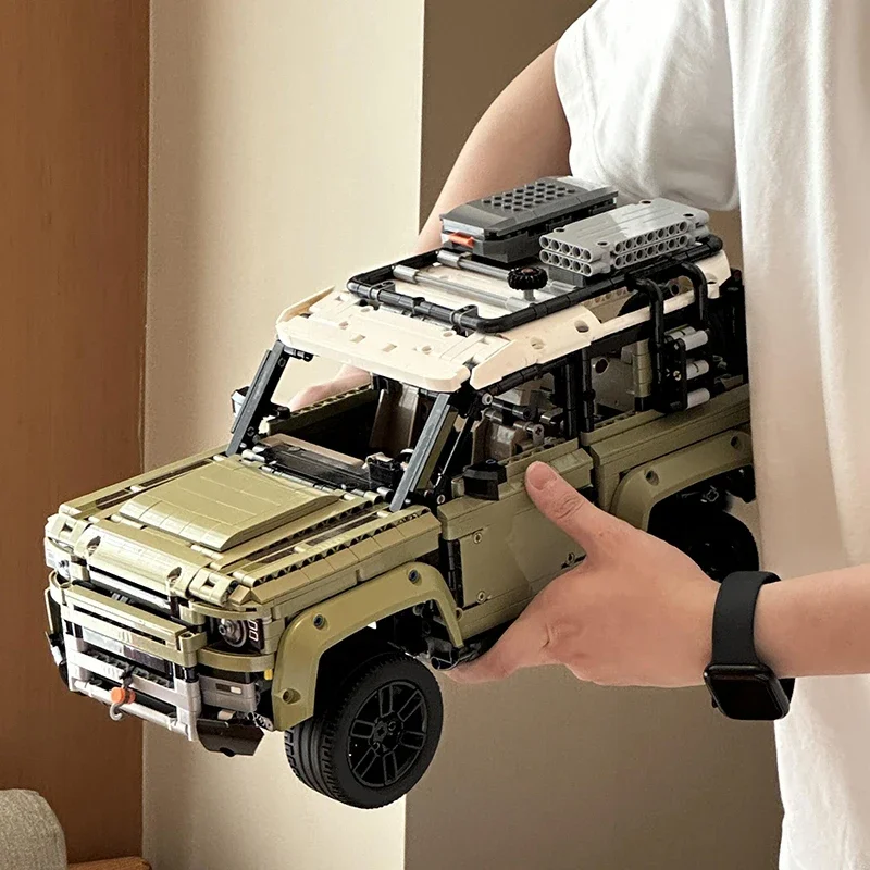 

Технический Land Rover Supercar Внедорожные строительные блоки Городской гоночный автомобиль Модель автомобиля Сборка кирпичей Игрушки Подарок для детей Мальчиков Взрослых