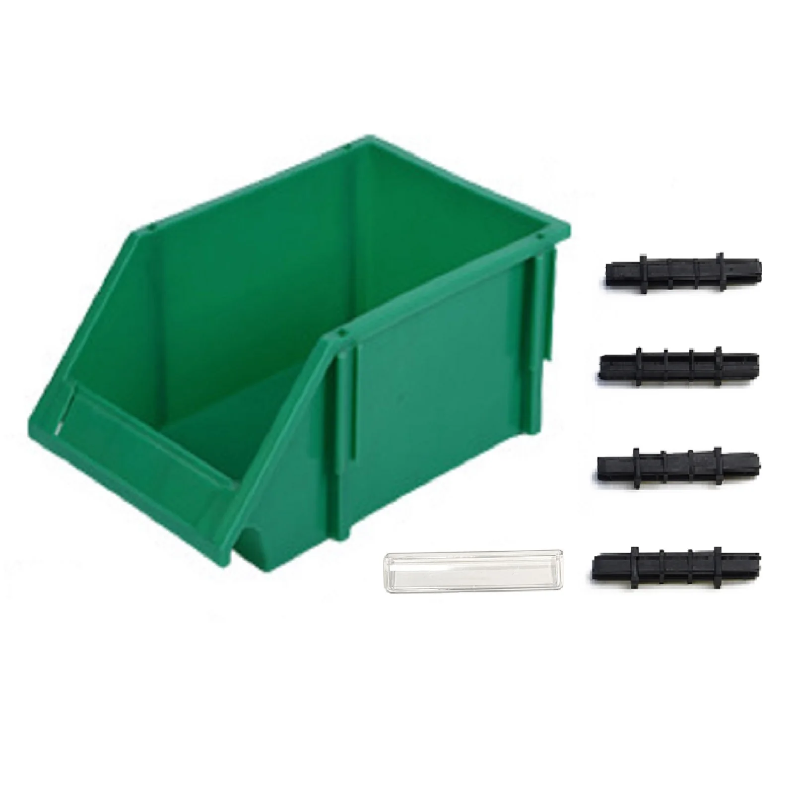 1pc Tool Storage Box Oblique ScrewParts Thickened Plastic Hardware Classification Case Workshop Shelf Box 30KG 180x120x80mm