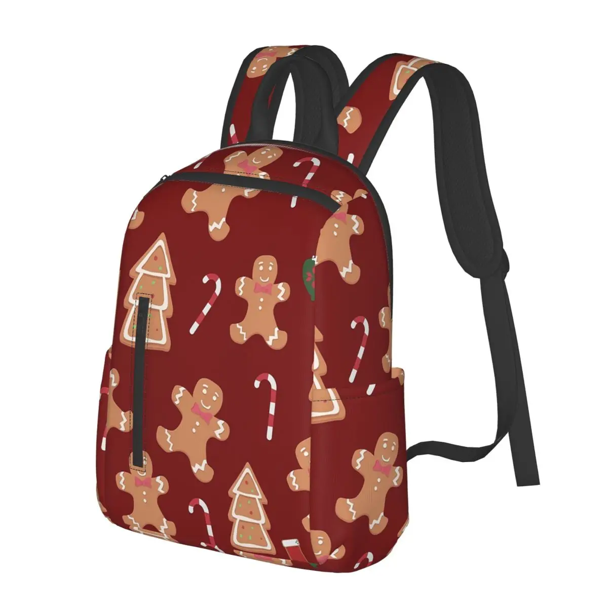 

Рождественский пряничный печенье, студенческий рюкзак, школьная сумка, походный дорожный рюкзак для мужчин и женщин, модная сумка для книг, сумки на плечо