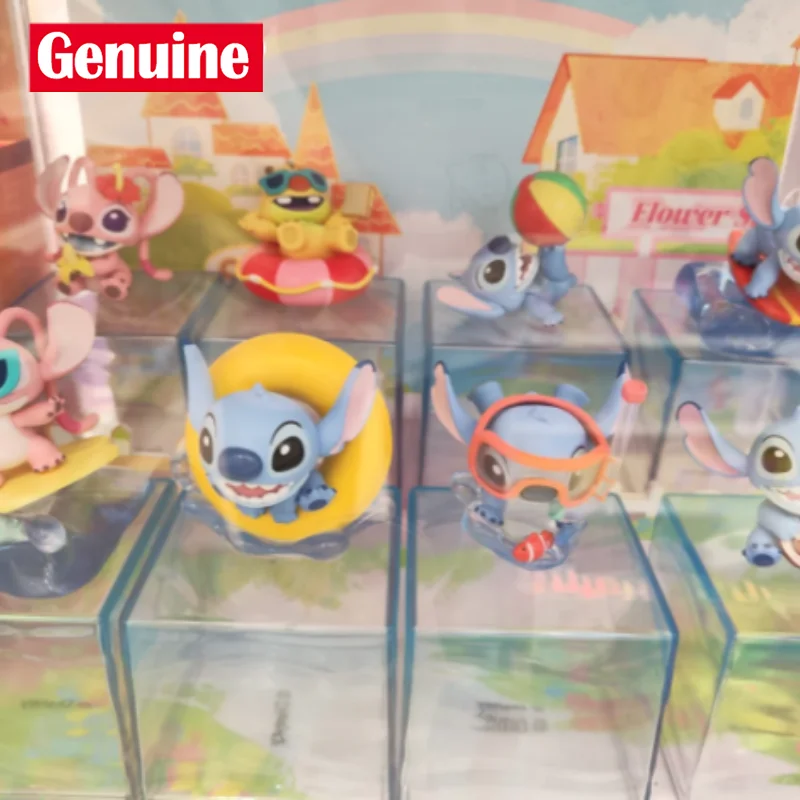 

New Genuine Stitch Summer Party Series Blind Box Trendy Toy Handmade Anime Doll Jewelry Model Ornament Toy Birthday Girl Gift