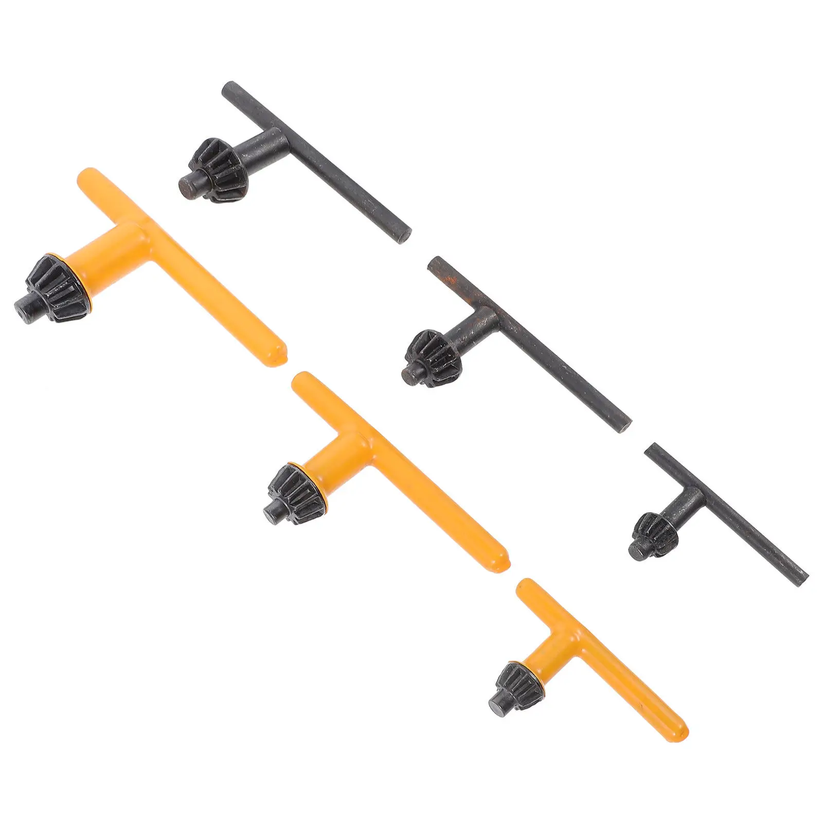 

6Pcs Replacement Drill Chuck Key Strong Wear Resistant Chuck Wrench for Electric Drill Press High Efficiency Reliable