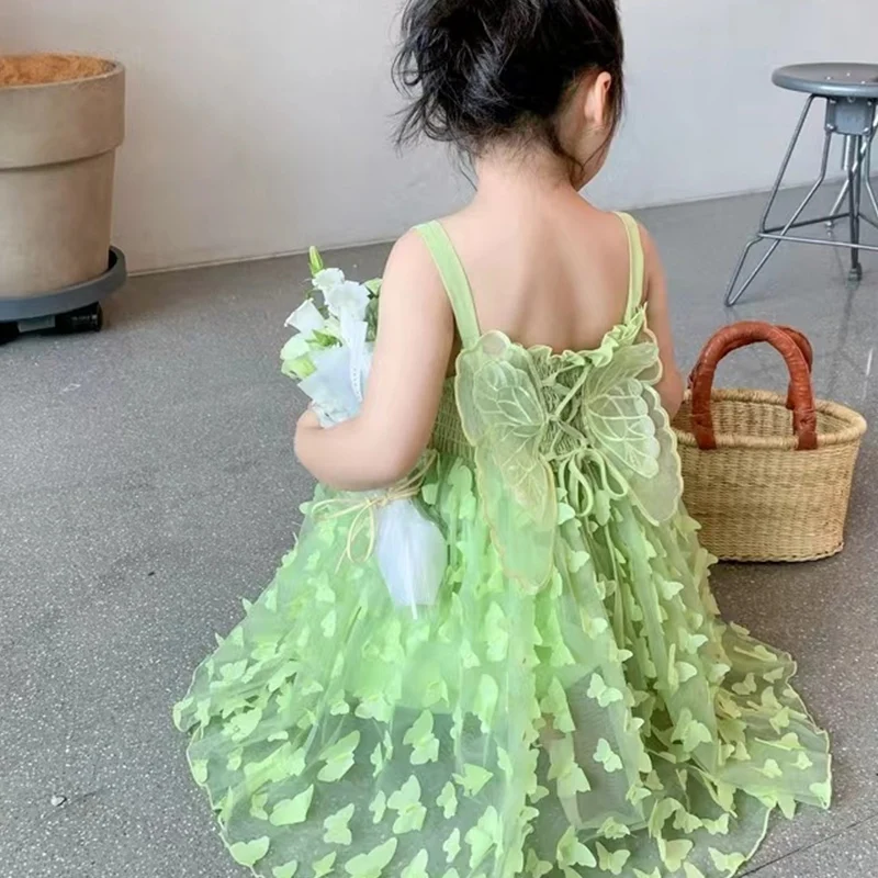 2023 New Korean Fashion Cute Kawaii Elegant Grace Aesthetic Gentle Dress for Girls Chic Solid Color Sleeveless Casual Robes