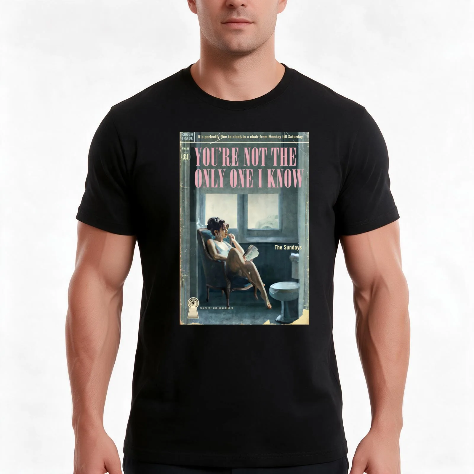 You're Not The Only One I Know The Sundays T-Shirt Summer Casual Cotton Tee Oversized Streetwear Tops Vintage Graphic Print