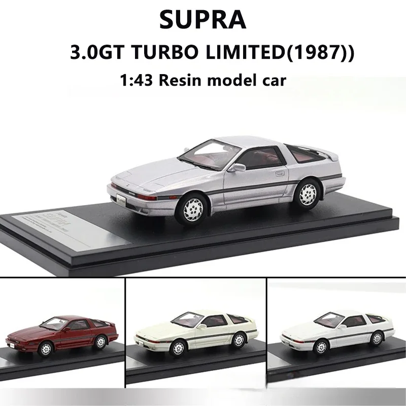 

1:43 Scale Resin Diecast Model Car Supra 3.0GT Turbo Limited 1987 High-Detail Simulation Collectible Display Decoration Gift Toy