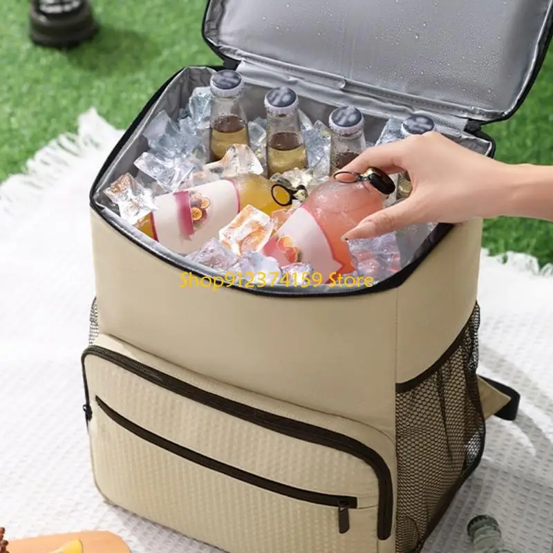 G5AE Insulated Backpack Cooled Bag Water Resistant Large Leakproof Picnics Rucksack