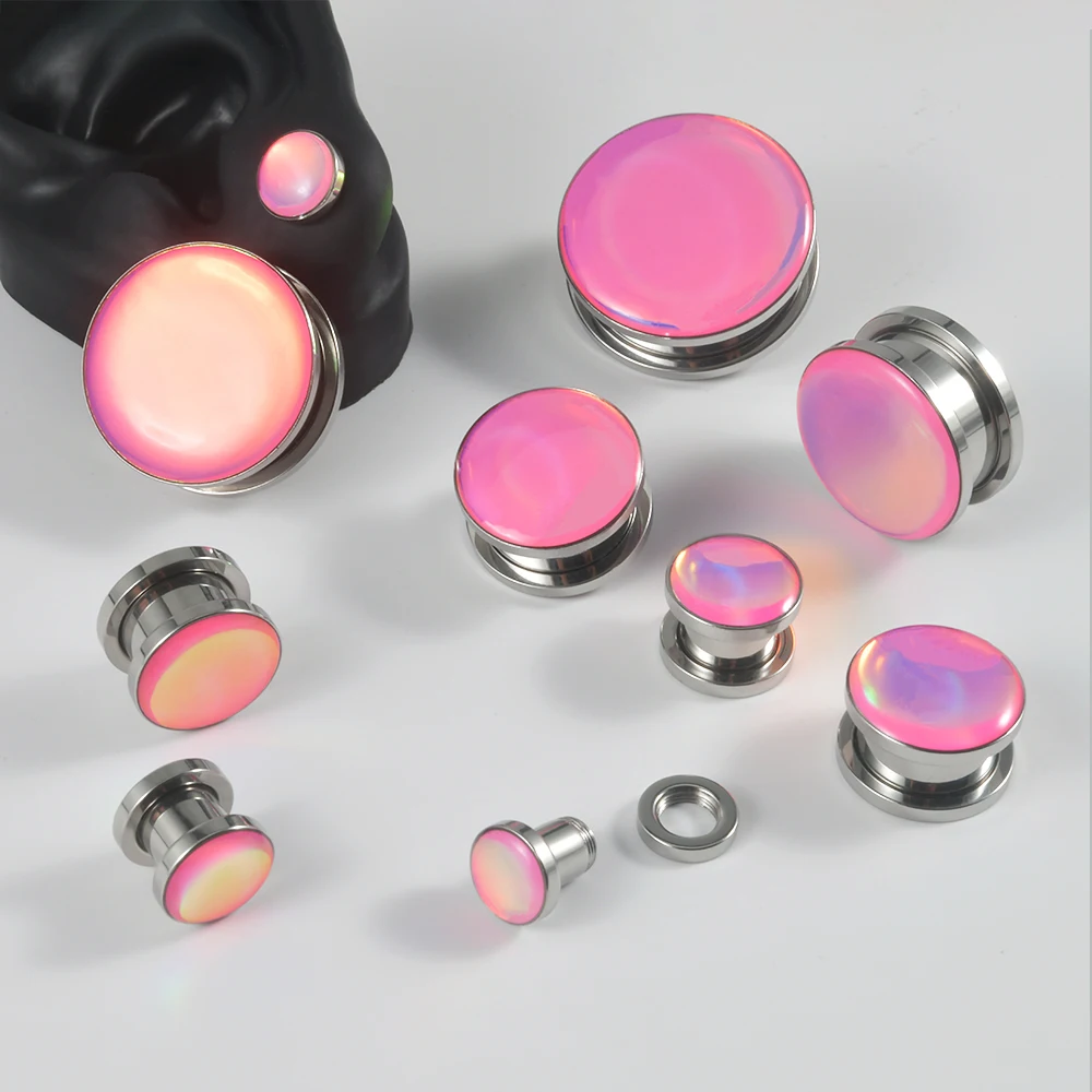 Bling Bling Flash Film Ear Plugs, 2pcs
