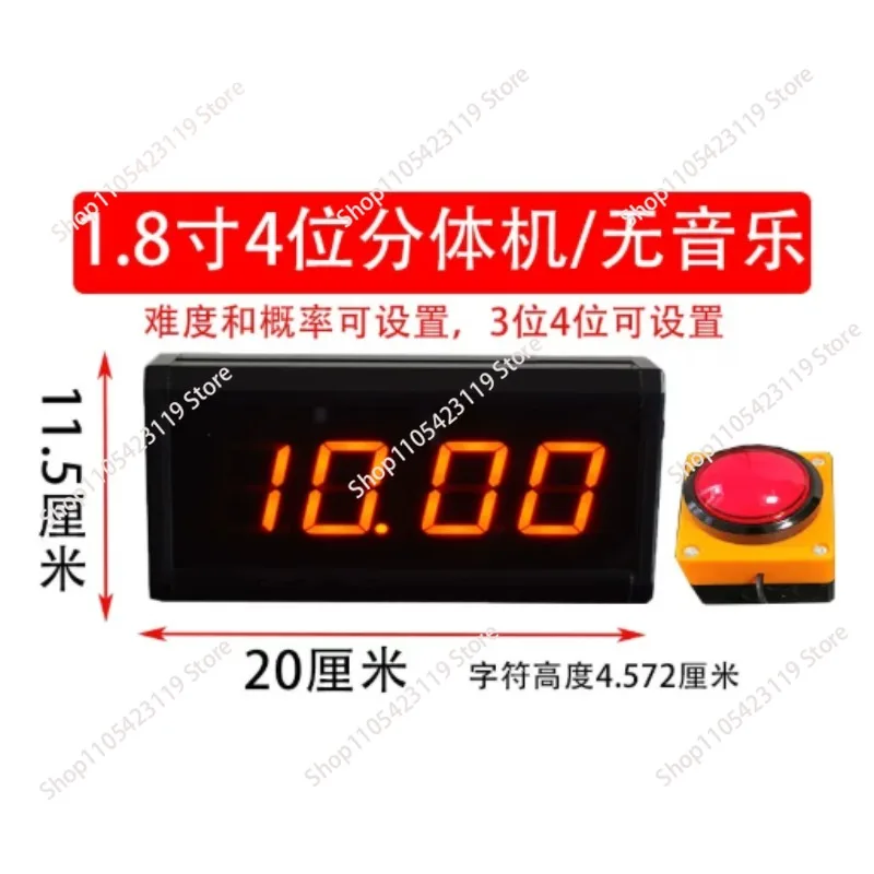 ​​10-Second Challenge Timer, One-Handed Countdown Game Controller for Fast-Paced Party Games & Group Activities​​
