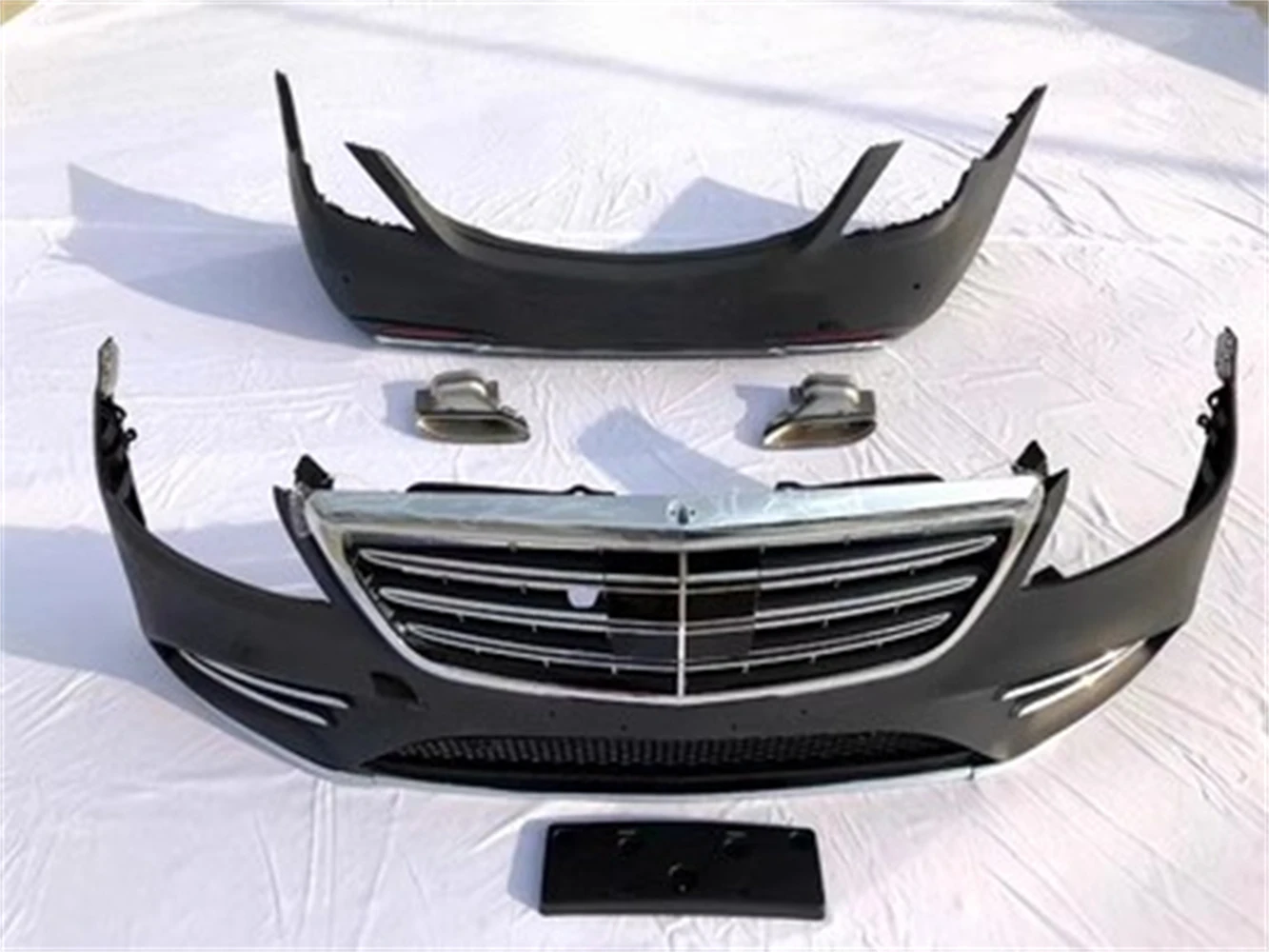 Car body kit surround collision avoidance Front rear bumper For 06-23 Mercedes-Benz s class w222 modified Maybach w223