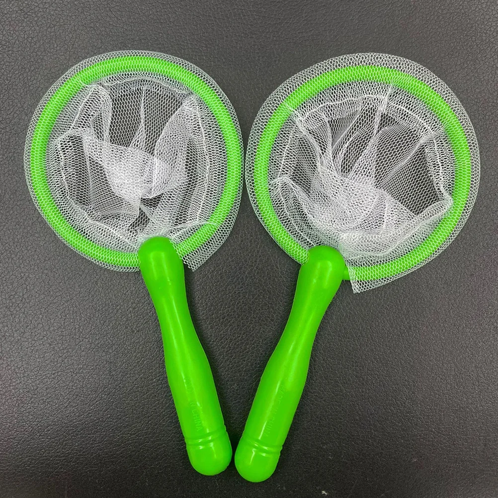 12 pezzi rete da pesca per bambini manico scoop plastica leggera vasca da bagno piscina giochi d'acqua reti da pesca per bambini