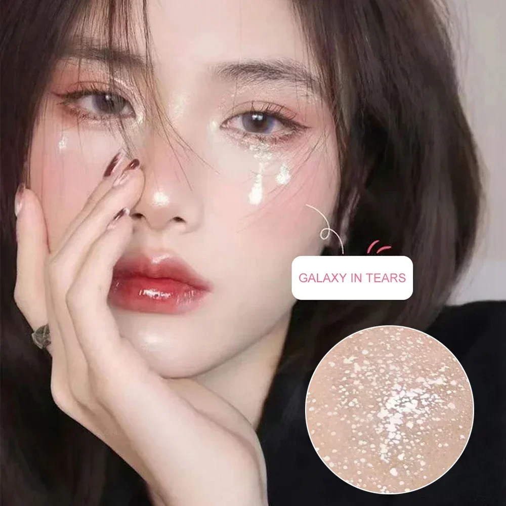 防水超光沢のある長持ちシートモノクログリッターはカイコアイシャドウを強化しますリキッドアイシャドウハイライター
