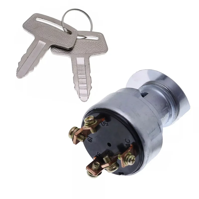 

Ignition Key Switch 66706-55120 1E013-63590 For Kubota Tractor B5100 B6100 B7100 D1005 V1505
