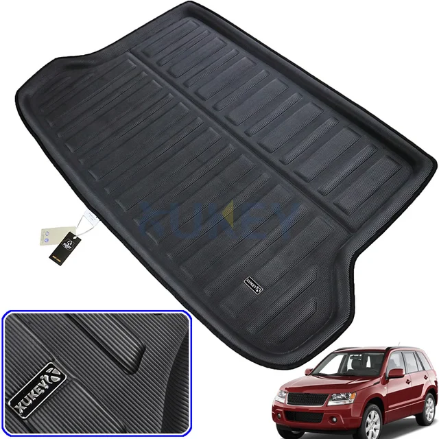Dla Suzuki Escudo Grand Vitara Nomade Mata bagażnika bagażnika mata podłogowa 2006 2007 2008 2009 2010 2011 2012 2013 2014 15