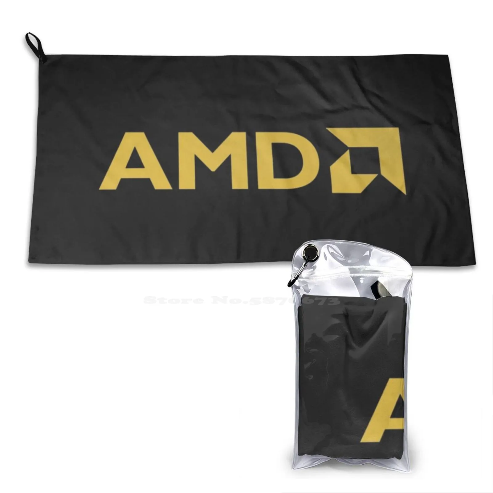 Amd Custom Soft Sport Towels Home Outdoor Intel Pc Computer Nvidia Gaming Cpu Gpu Ram Funny Logo Geek Asus