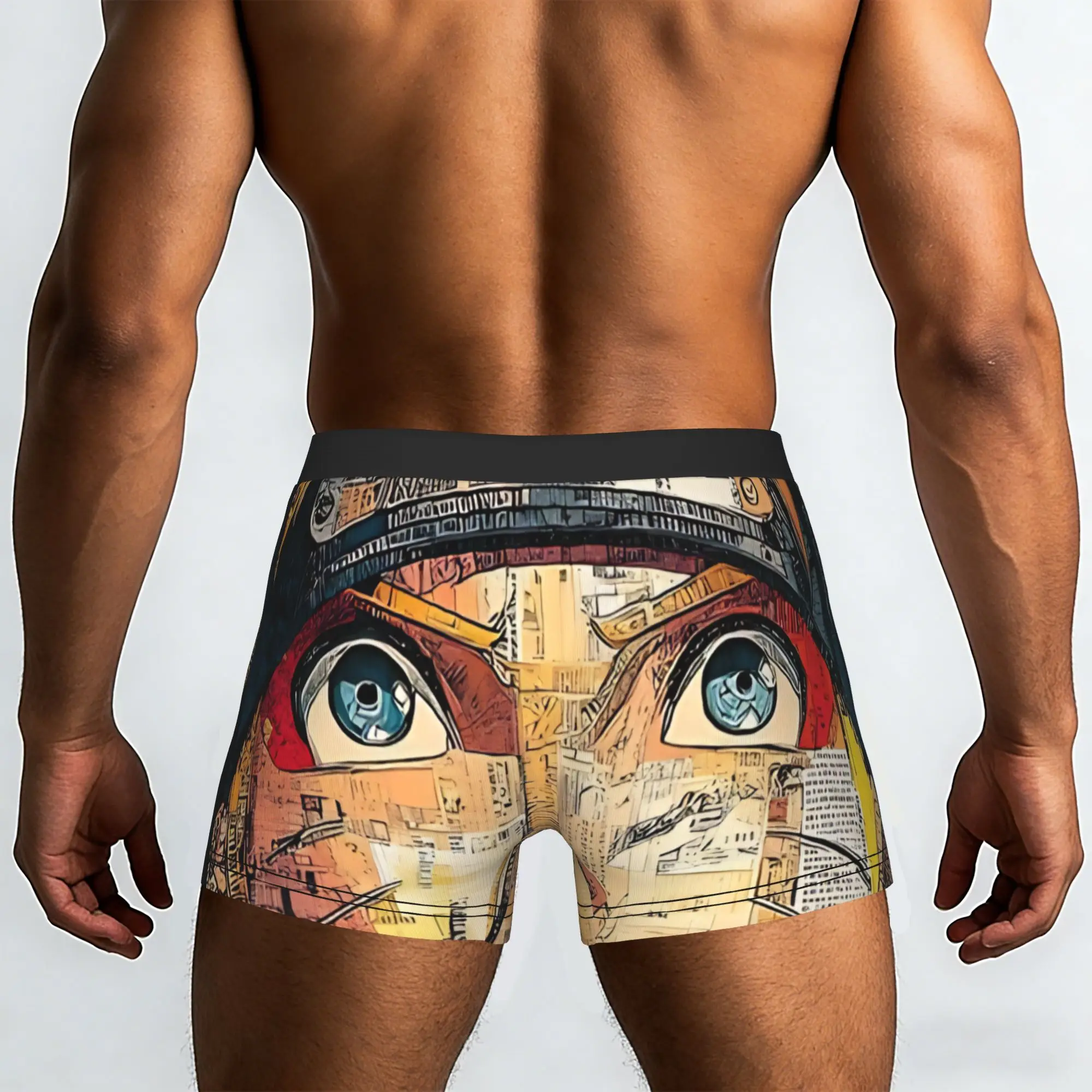 Look Forward  Bandai NARUTO Underpants Breathbale Panties Men's Underwear Print Shorts Boxer Briefs
