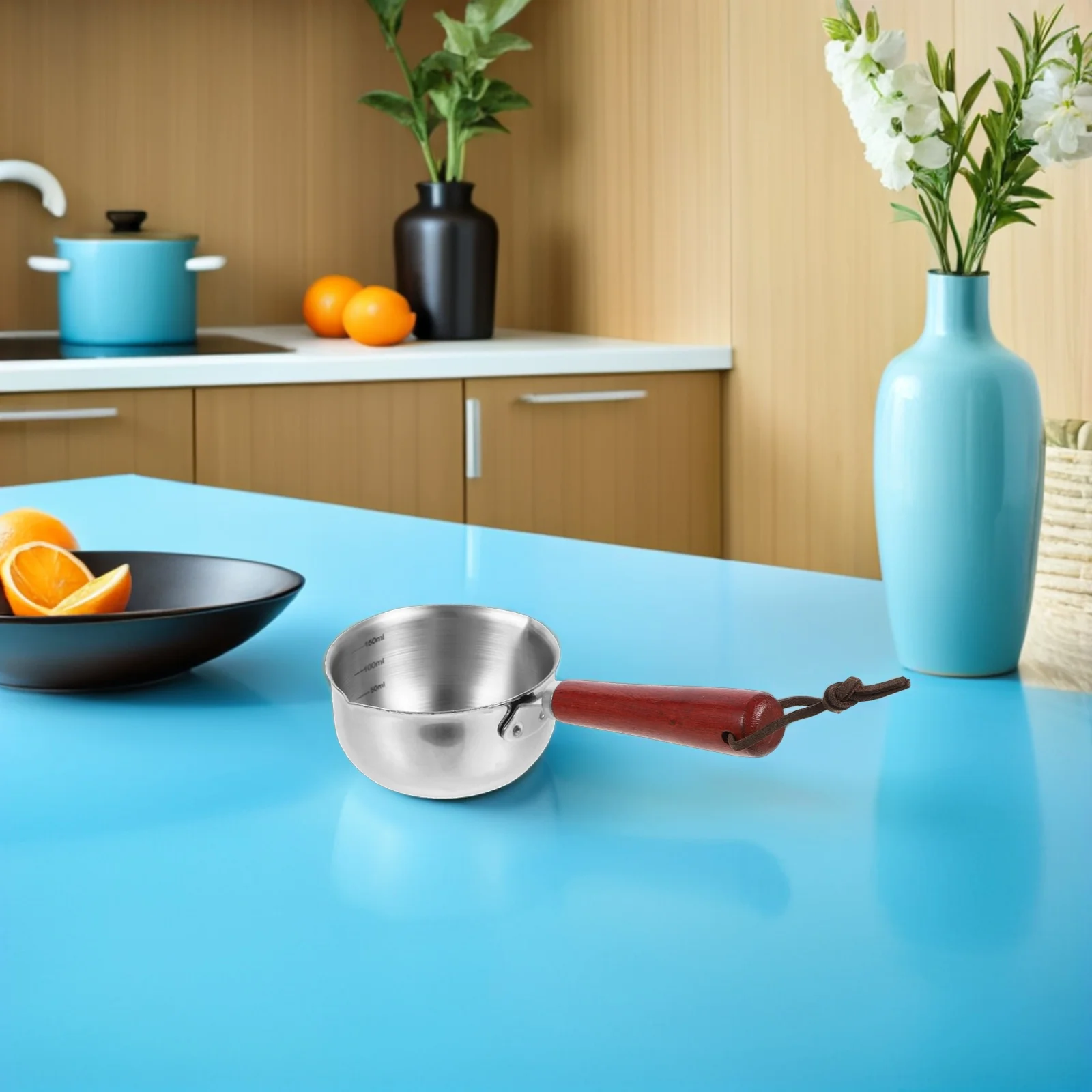 

4pcs Mini Butter Melting Pot Stainless Steel Small Saucepan For Induction Gas Electric Stoves Milk Coffee Cheese