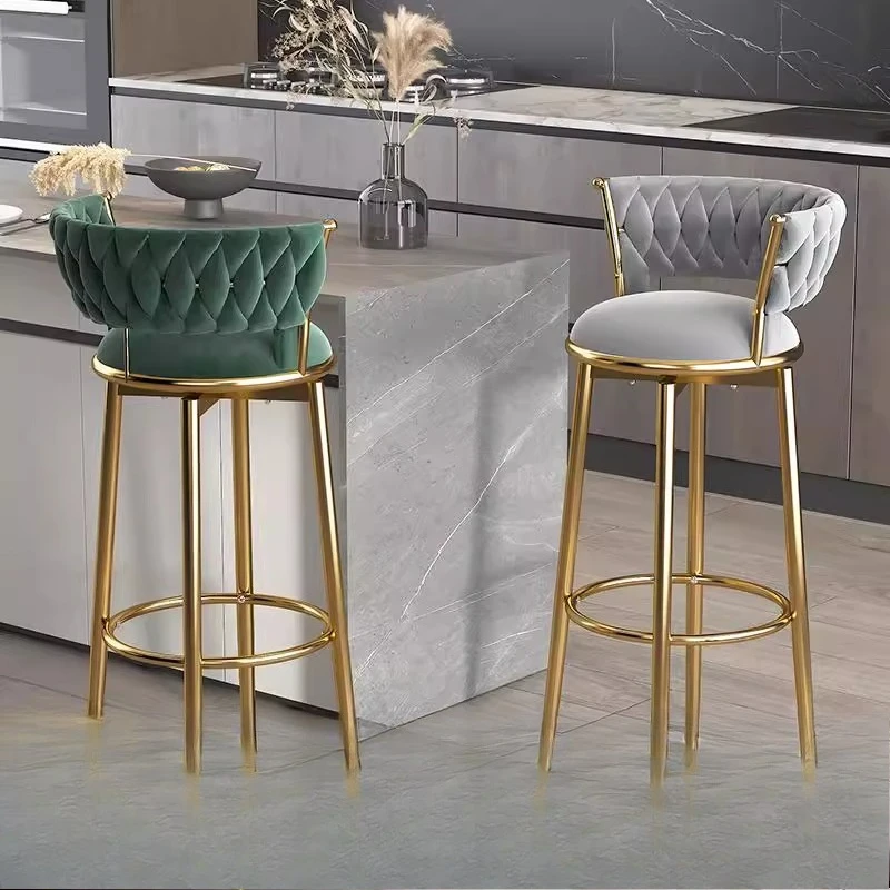 

Unique Cushion Bar Stools Wooden Legs Footrest Unique Sturdy Bar Stools Minimalist Home Sgabello Da Bar Furniture Luxury