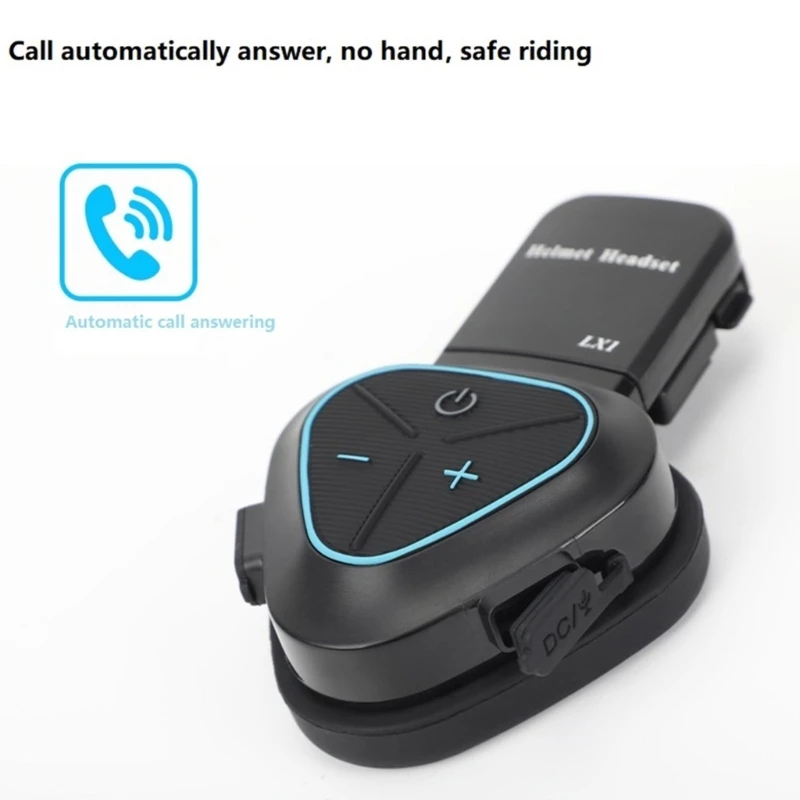 

Advanced Motorcycle Helmets Wireless Headphones, IP67 Waterproof, 350mAh Battery, 24 Hours Play Time, for Communication J60F