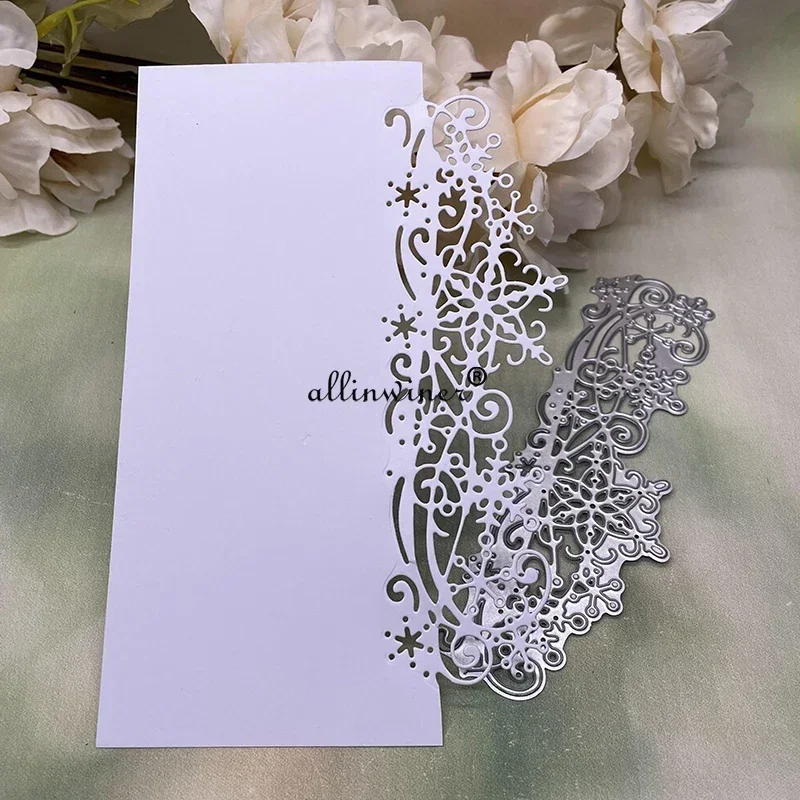 

Snowflake border edge Metal Cutting Dies Stencils Die Cut for DIY Scrapbooking Album Paper Card Embossing