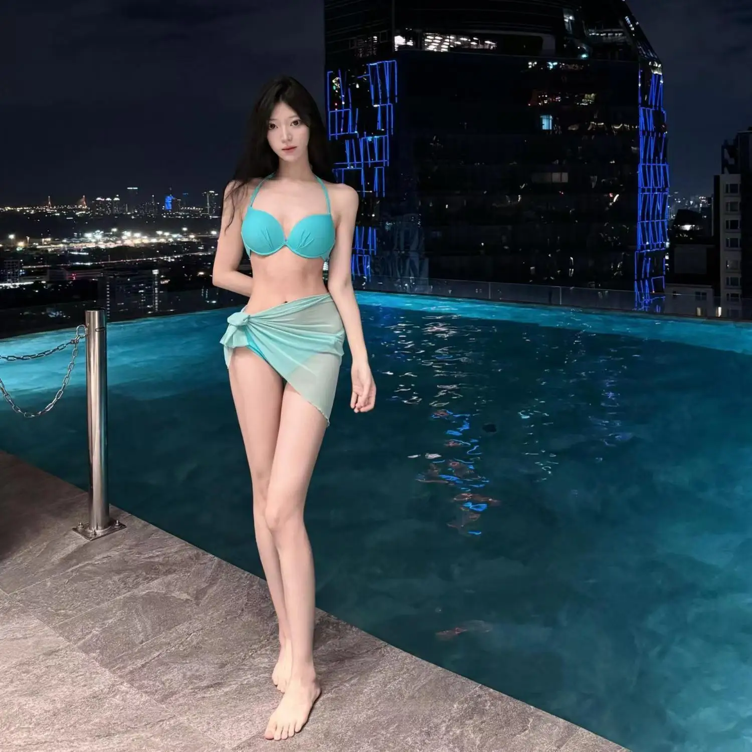 

Ultra-Flattering Bikini Push Up Maximizing Bikini Small Chest Enhancement Bikini Beach Tropical-Resort Two-Piece Swimwear