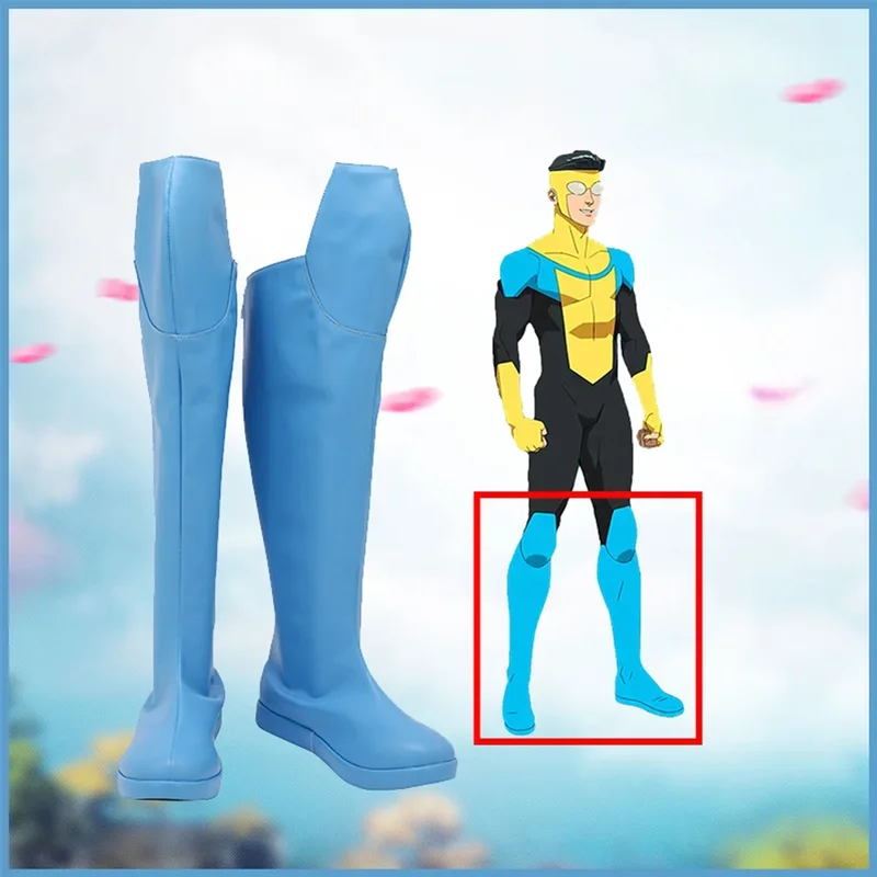 Bottes de Cosplay de Mark Grayson pour Homme Adulte, Accessoire de Costumes d'Halloween, sur Mesure