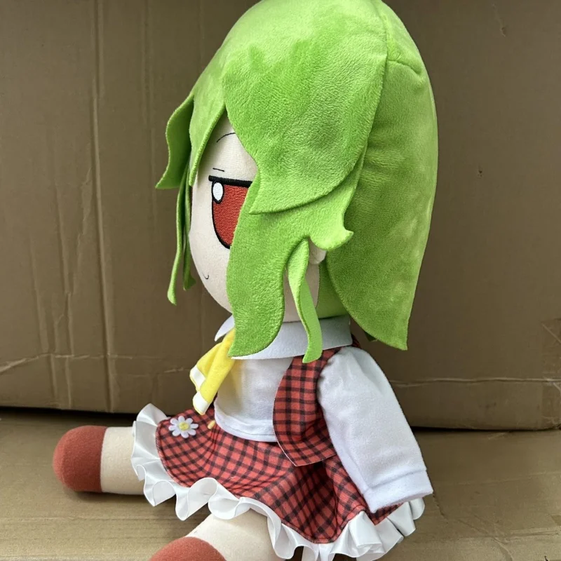 Stuffed 35cm Touhou Project Fumo Kazami Yuuka Doll Plush Toy for Kids Fans Dress Up Birthday Holiday Gifts Collect XMAS Decorate