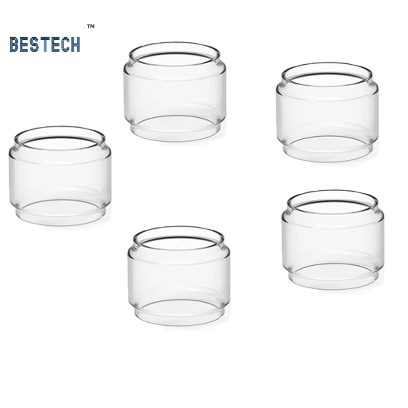 Bubble Glass Tube for Hellvape Rebirth RTA 25mm 5ml Hellbeast Tank 5ml Glass Cup Replacement Glass  Tank 5pcs