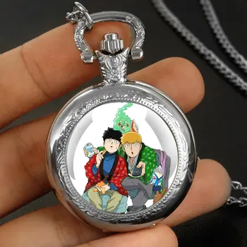 新款超能力雙人組學生動漫時間寶石石英懷錶復古龐克男女通用時尚項鍊禮物 6 最佳銷售 動漫觀看 - №3