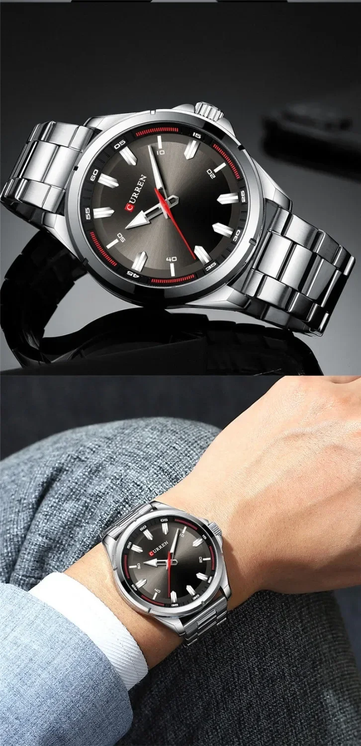 CURREN Men Watch M8320 Luxury Waterproof Military Army Male Clock Sport Stainless Steel Wristwatch relogio masculino 8320