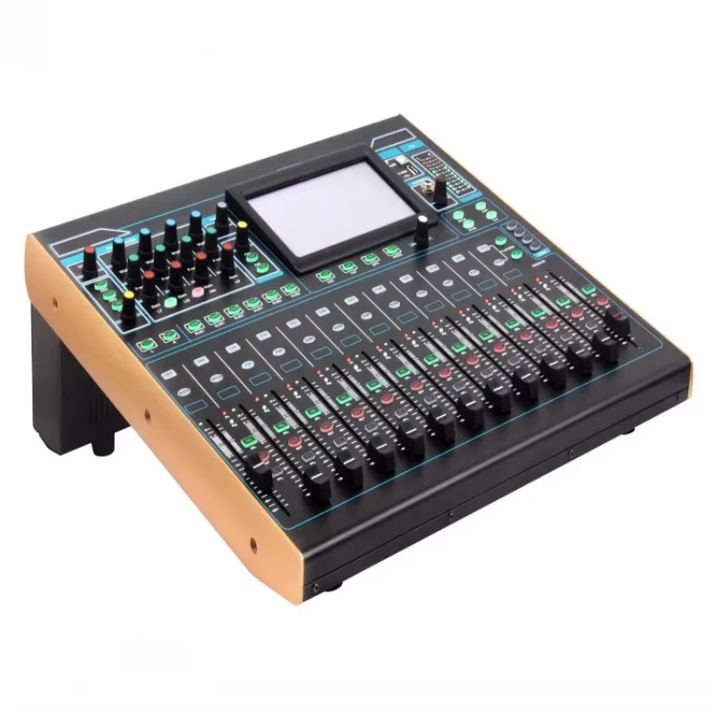 VX-20 Professional Audio Mixer DJ Sound System USB Live Mixer Console With Tuner For Live Performances And Events