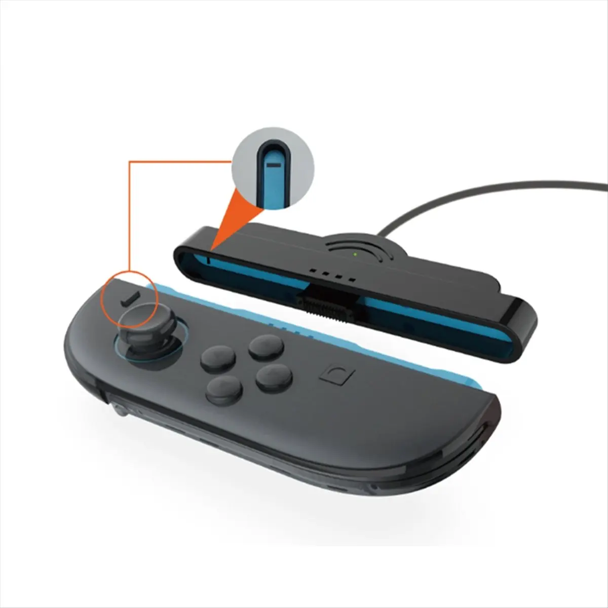 dt1843-モバイル充電ケーブル-2-in-1-コントローラー充電器-スイッチ用-2分割-1m-充電ケーブル-ゲームアクセサリー