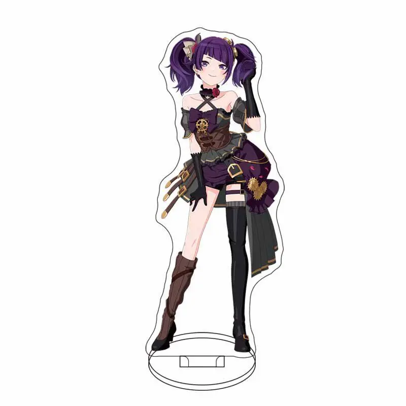 16CM Anime Figure Stand THE IDOLM@STER SHINY COLORS Yukoku Kiriko Kuwayama Chiyuki Sakuragi Mano Cos Acrylic Ornaments Gifts