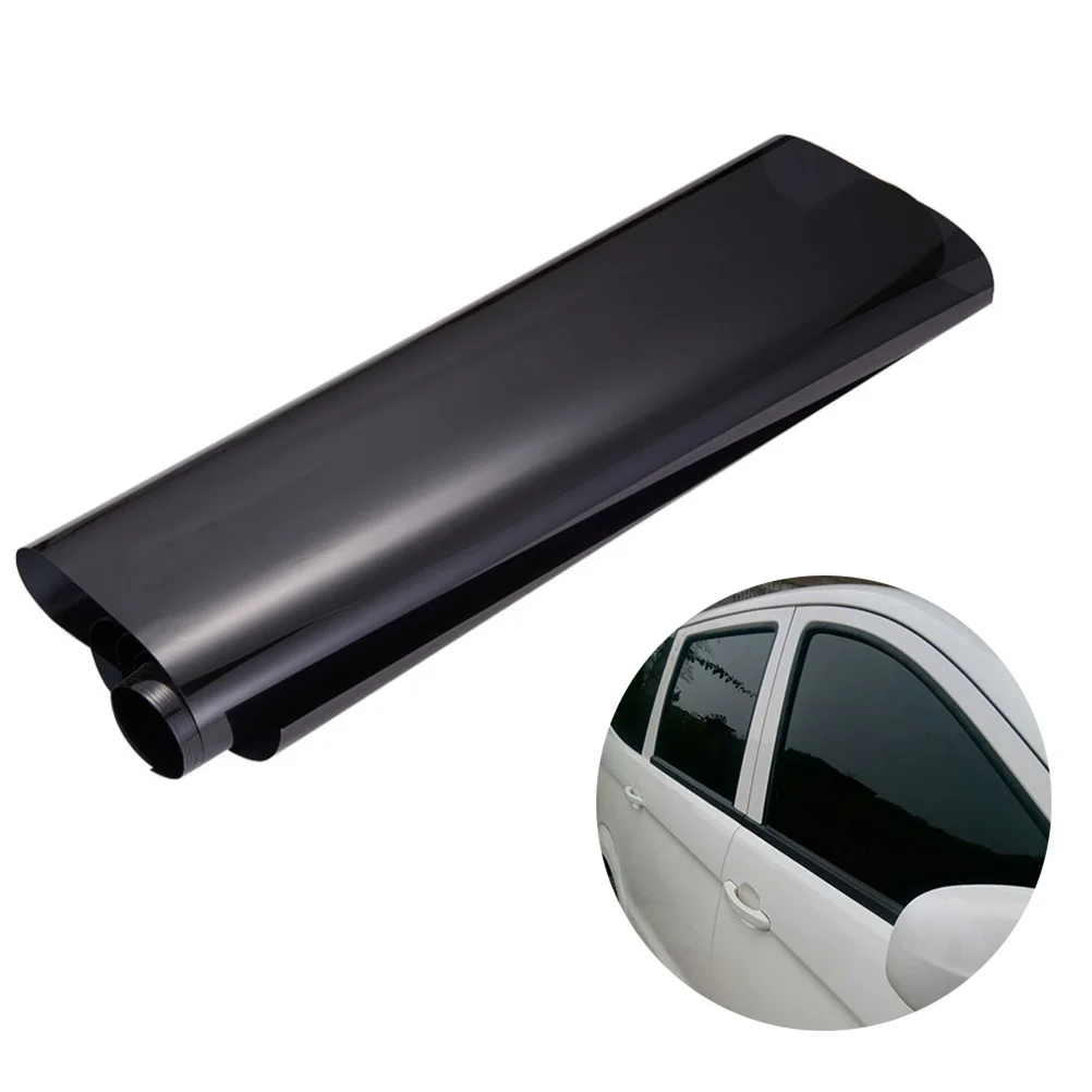 

50Cm Car Tint Black 35% Transmittance Uv Protection Heat Reduction Glare Shield Privacy Security Solar Control For Vehicle Home