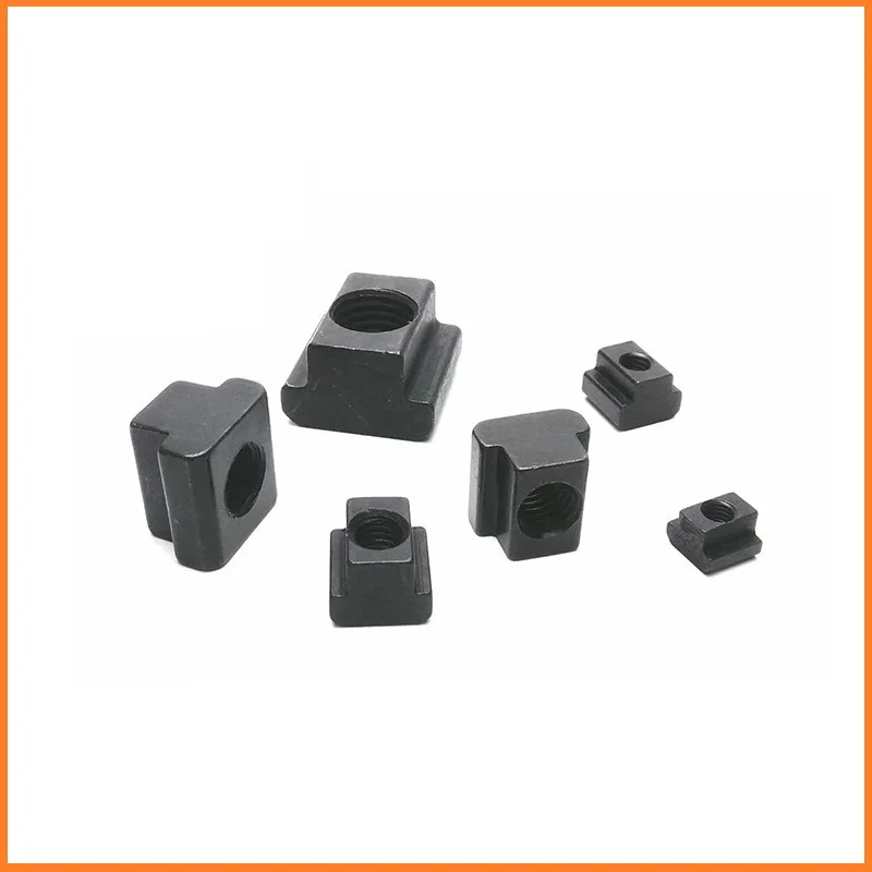 

Black Oxide Finish Grade 10.9 Carbon Steel T-Slot Nut M6 M8 M10 M12 M14 M16 M18 M20~M48 Tapped Through Slot T-nuts Furniture