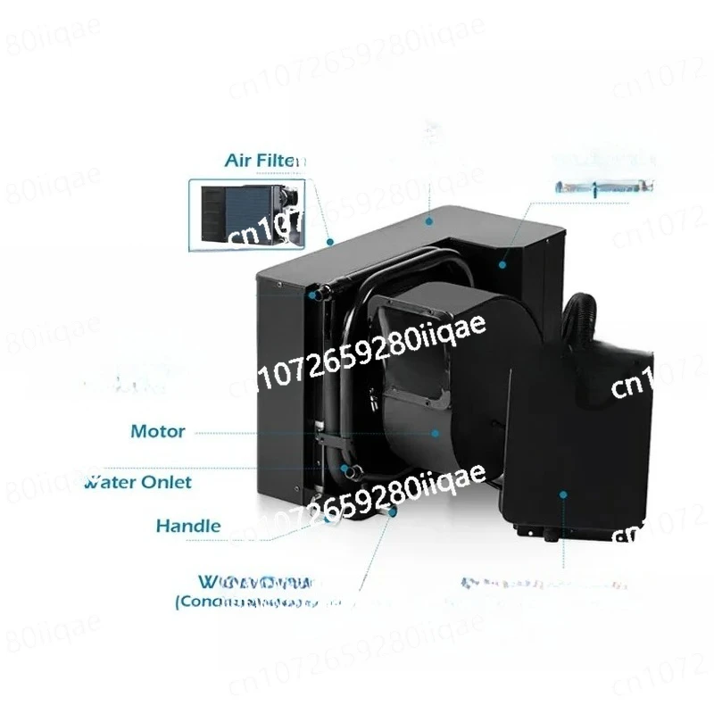 Marine Air Conditioner 12V-230V Self Contained Boat Conditioning Water Cooled Evaporative Air Cooler