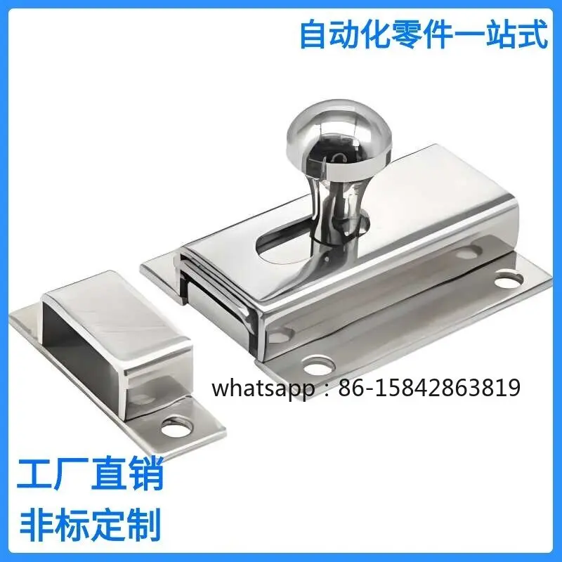 HFY49-51 Sliding Square Latch Short-range Distance Knurling Breakthrough Point Spring-free Device Material SUS304 Two Groups