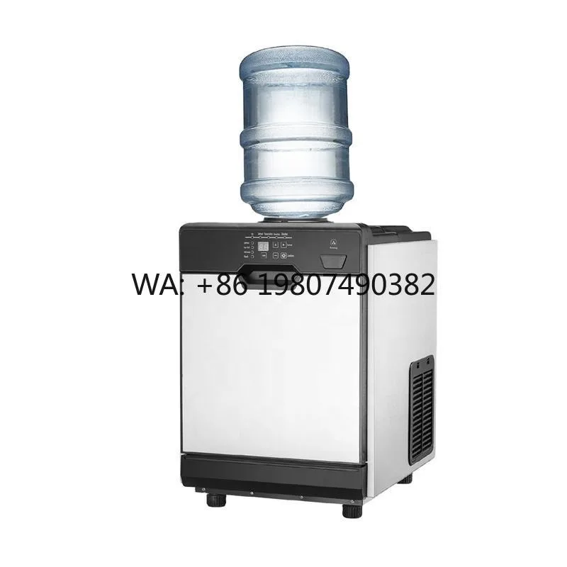 Energy Efficient Nugget Ice Maker, 30Kg/Day Large Capacity, Compact Countertop Machine for Home, Hotel and Commercial Use