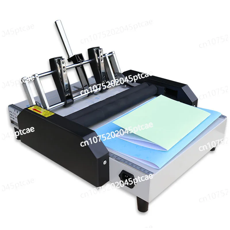 

Paper Booklet Riding Saddle Stapler Binding Machine 220V Electric Stapler Folding Machine Creasing Machine Card Folding