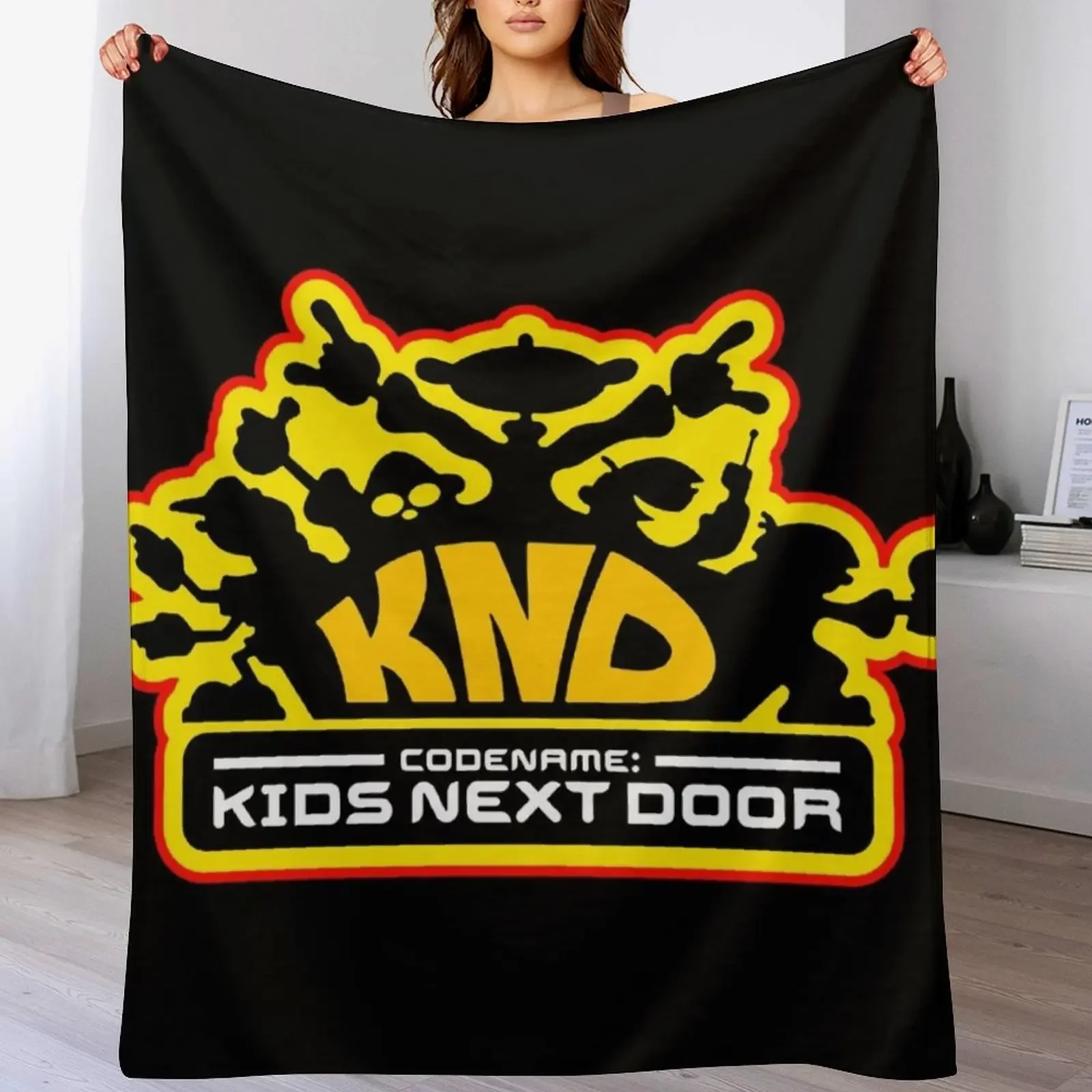 Codename: Kids Next Door Manta suave y cálida para niños, regalo para abuelos
