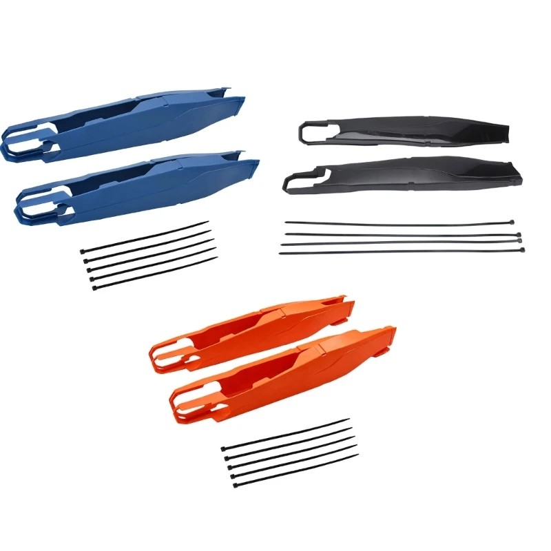 Swingarm Protector, Motorcycle Swingarm Covers for XCW XCFW with Contoured Plastic Shells, Shaped Edges, and Clip-and-Screw H9EE