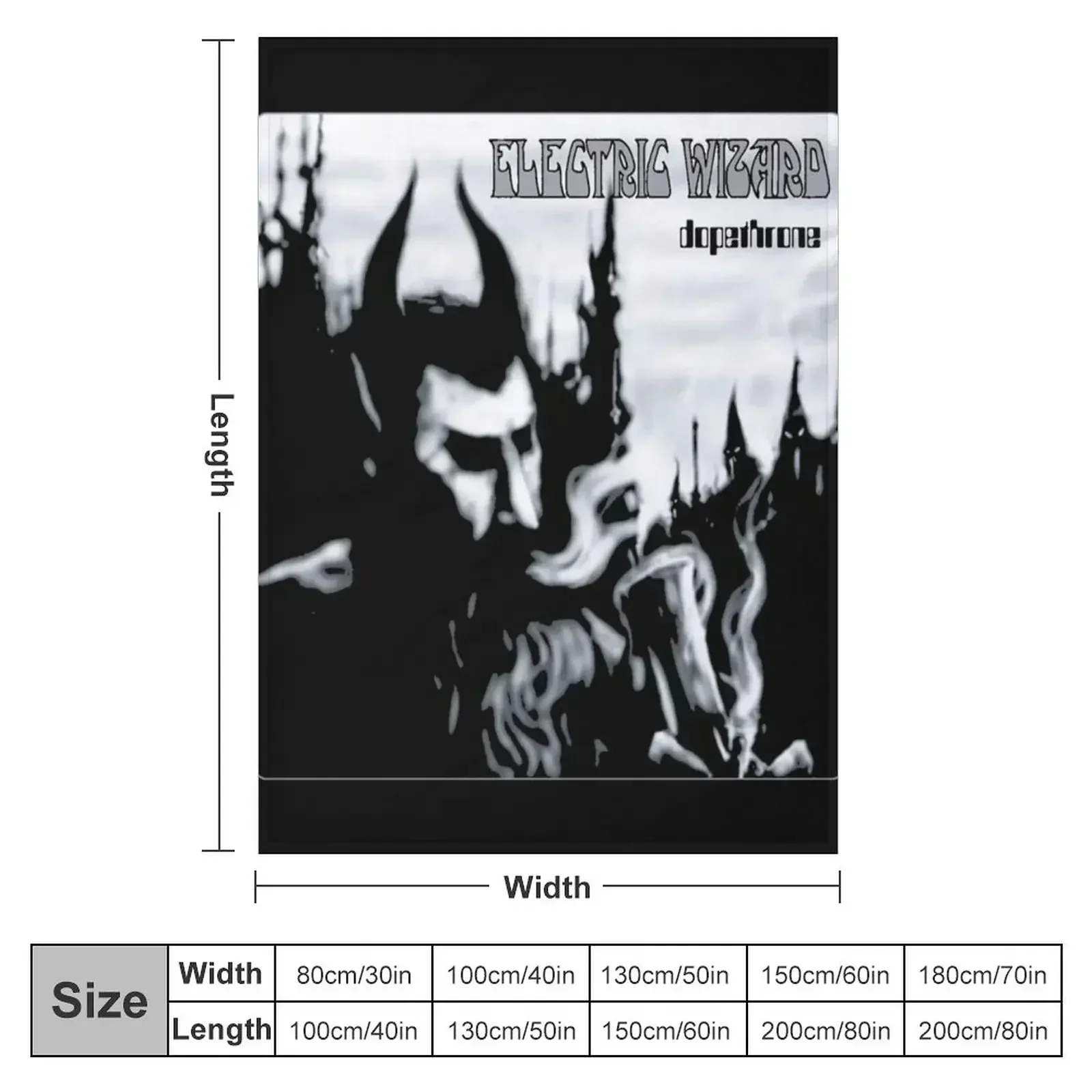 Electric Wizard Dopethrone Throw Blanket Warm Decorative Throw for babies Quilt Blankets