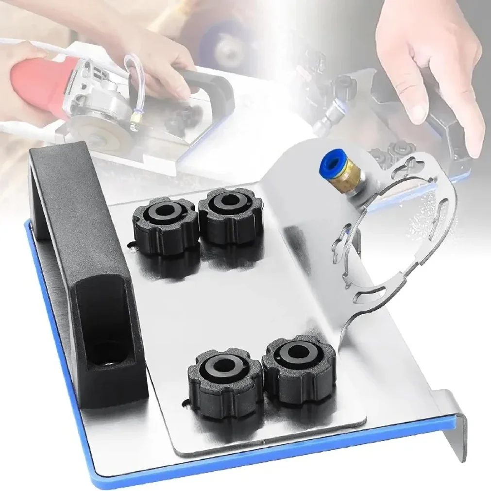 Universal 100 Type Angle Grinder Stand for Tile 45°Chamfer Cutting,Special Precision Cutting Bracket.Tile Chamfer Fixed Holder view 2
