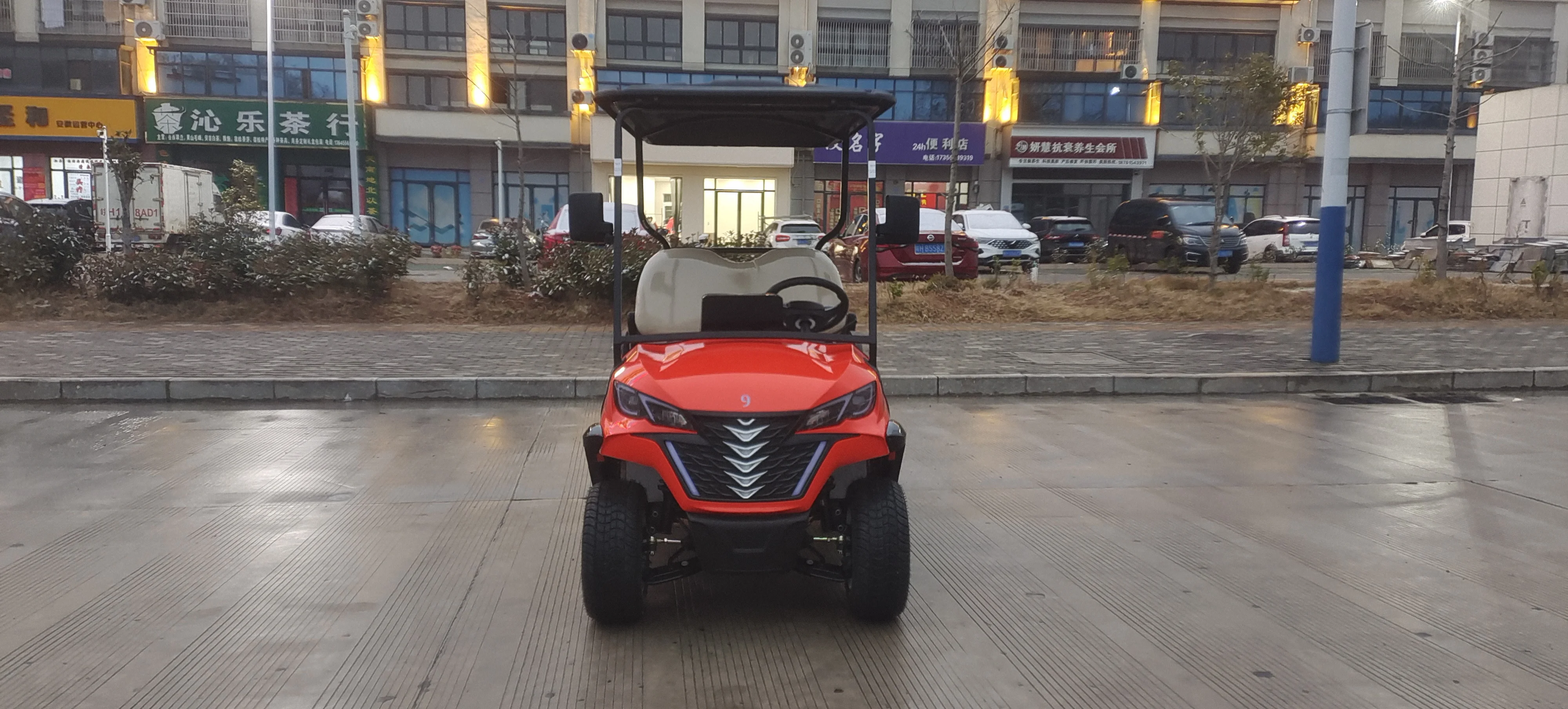 JiaLong high quality 4 seaters  new design customized color electric golf cart battery golf cart