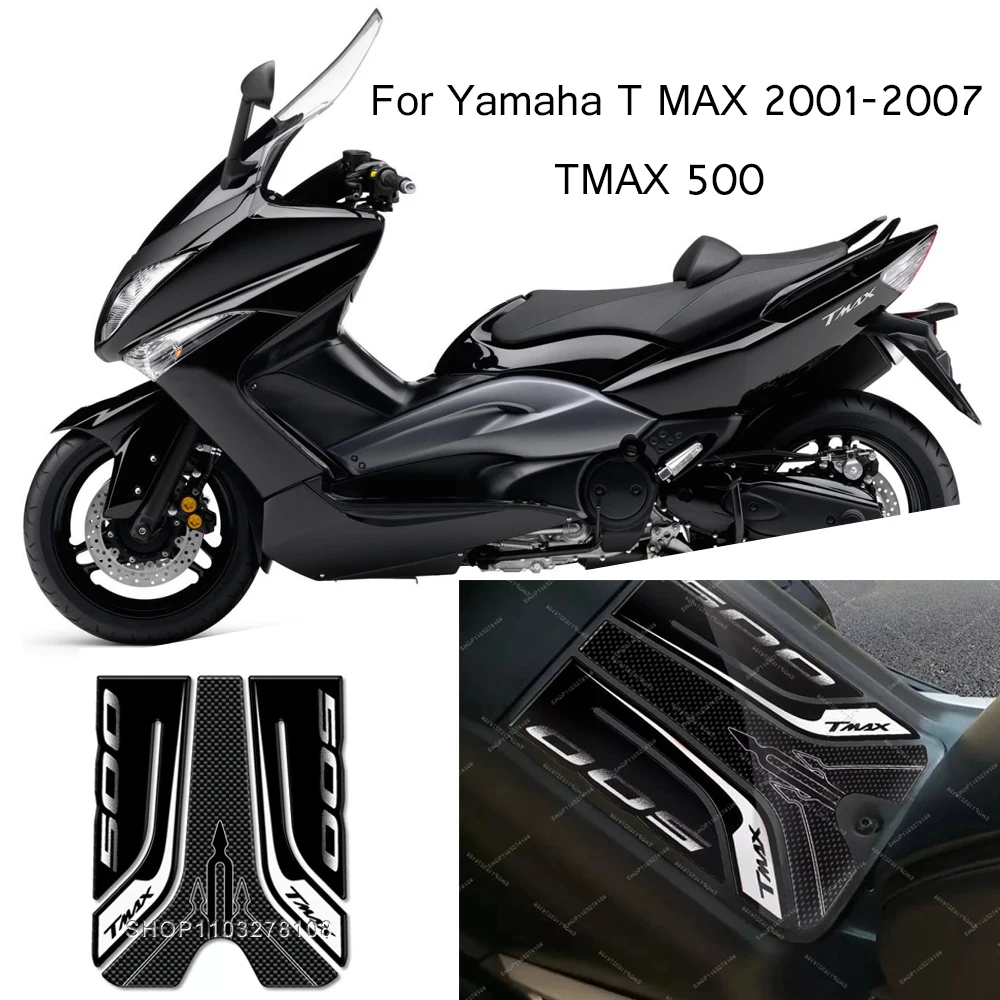 

For Yamaha T MAX 2001-2007 TMAX 500 Limited Edition 3D Resin Motorcycle Scooter Tank Pad Protection Sticker New Decorative Decal