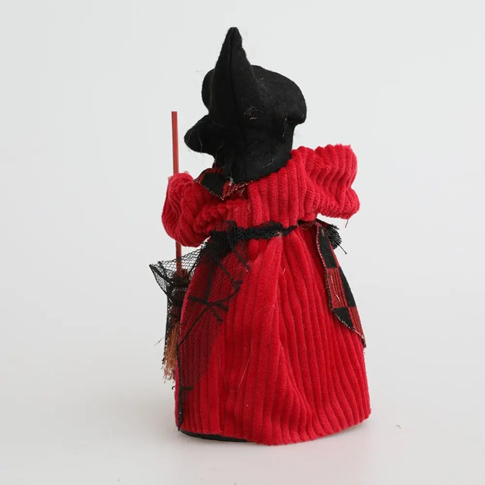 

3pcs Crafts Cloth Halloween Broomstick Witch Pendant Creative Artificial Witch Hanging Scary Funny Halloween Ornament Door