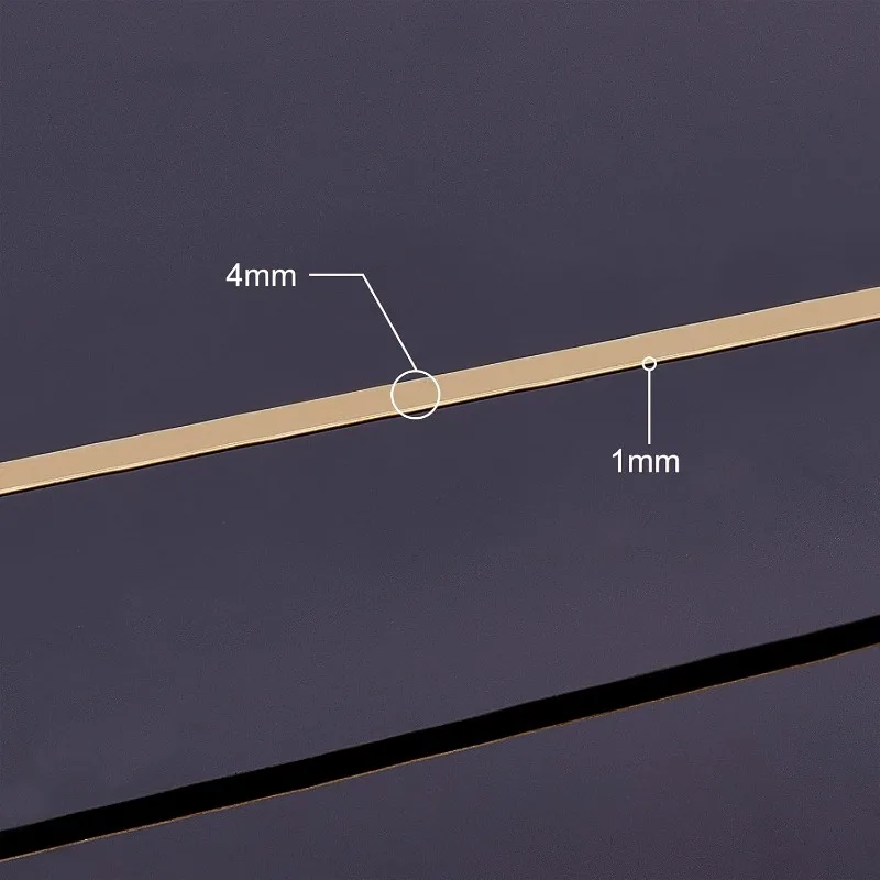 6 Gauge 16 Feet Half Round Brass Wire 4mm Wide Brass Copper Wire Jewelry Beading Wire Gold Jewelry Wire for Crafts Making